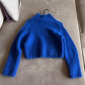 & Other Stories Cozy Blue Women's Sweater